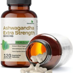 كبسولات اشواجندا futurebiotics تركيز 3000 مجم